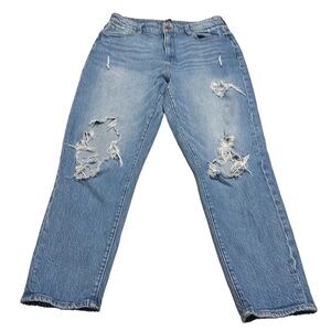Arizona Jean Co Distressed Mom Jean Junior Size 13
